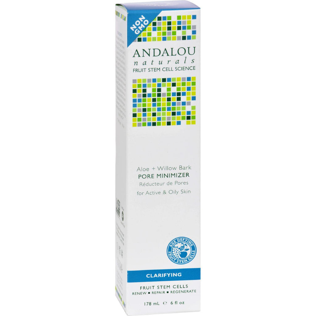 Andalou Naturals Clarifying Aloe Plus Willow Bark Pore Minimizer - 6 Fl Oz