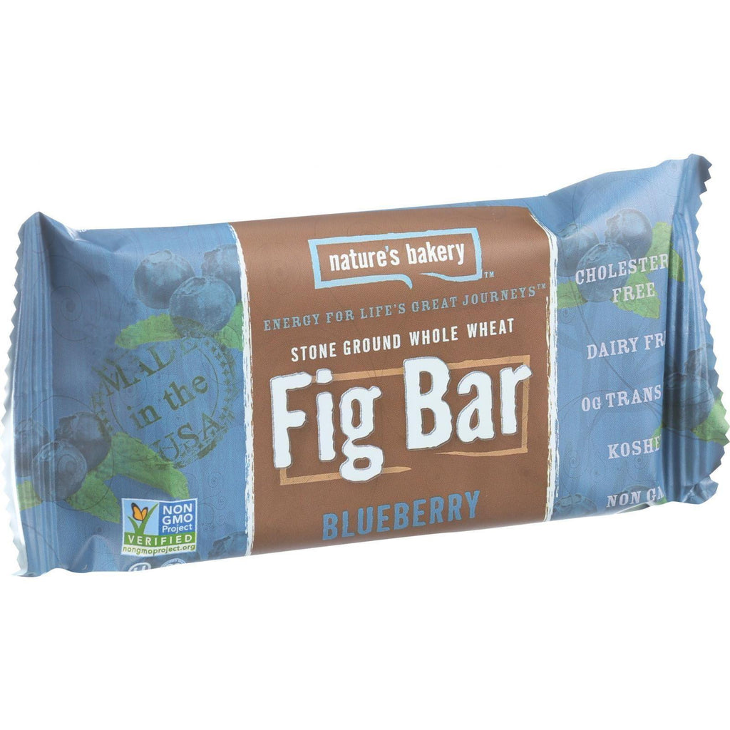 Nature's Bakery Stone Ground Whole Wheat Fig Bar - Blueberry - 2 Oz - Case Of 12