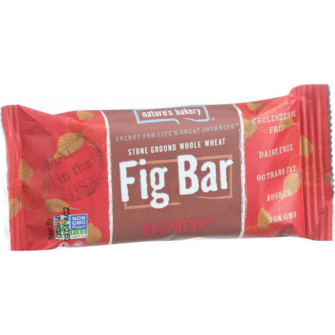 Nature's Bakery Stone Ground Whole Wheat Fig Bar - Raspberry - 2 Oz - Case Of 12