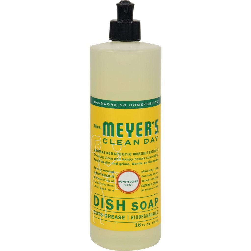 Mrs. Meyer's Liquid Dish Soap - Honeysuckle - 16 Oz