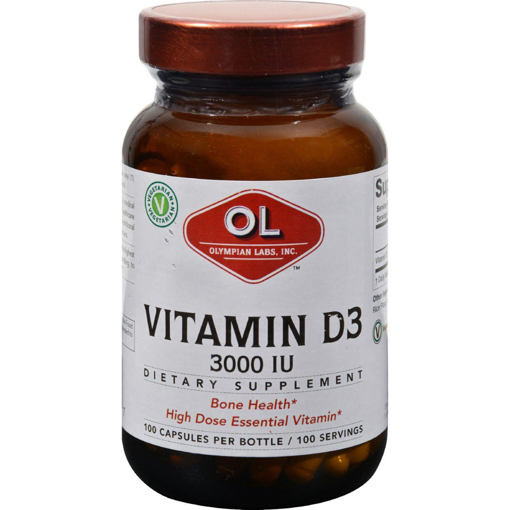 Olympian Labs Vitamin D3 - 3000 Iu - 100 Capsules