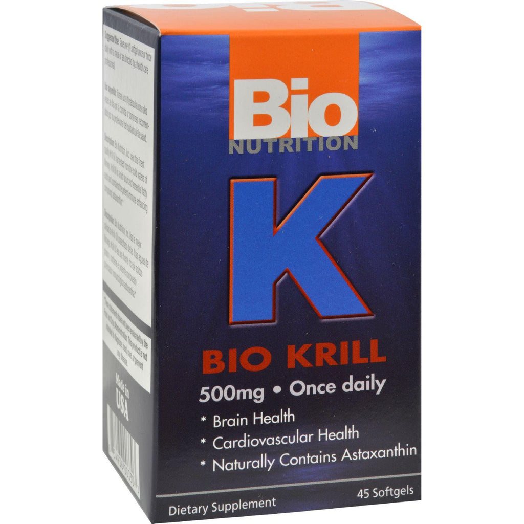 Bio Nutrition Bio Krill 500mg - 45 Softgels