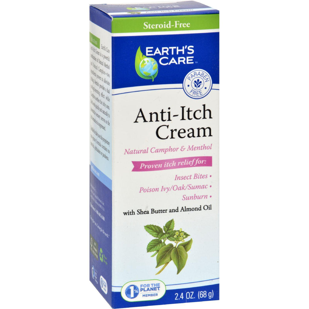 Earth's Care Anti-itch Cream - 2.4 Oz