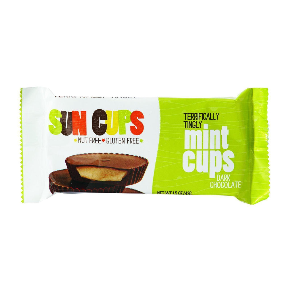 Suncup Sunflower Butter Cups - Dark Chocolate Mint - 1.5 Oz - Case Of 12