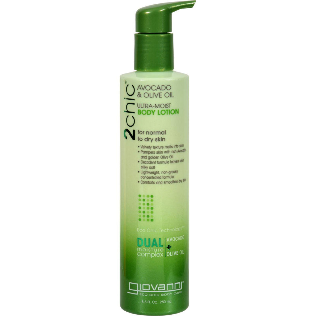 Giovanni Hair Care Products 2chic Body Lotion - Ultra-moist Avocado And Olive - 8.5 Fl Oz