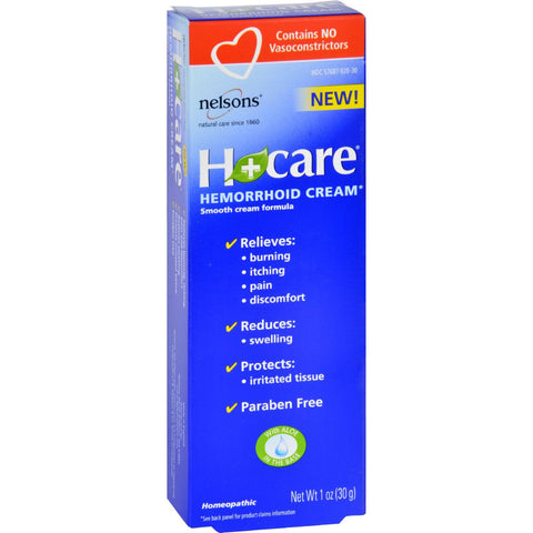 Nelsons H Plus Care Cream - 1 Oz