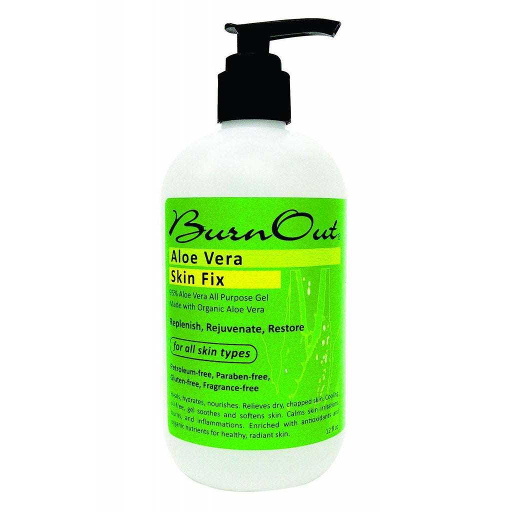 Burn Out Aloe Vera Gel - Skin Fix - 12 Oz