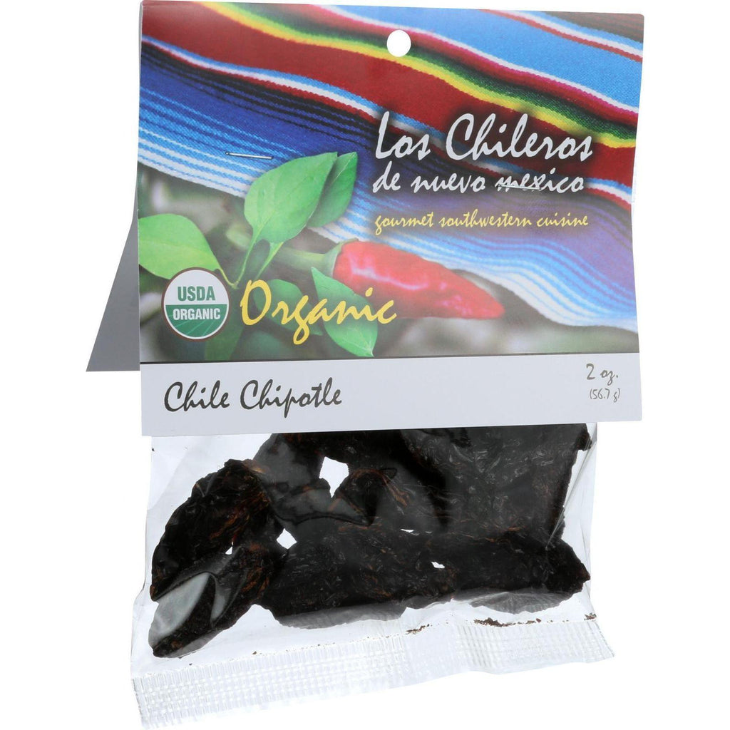 Los Chileros Organic Chile Chipotle - 2 Oz - Case Of 6