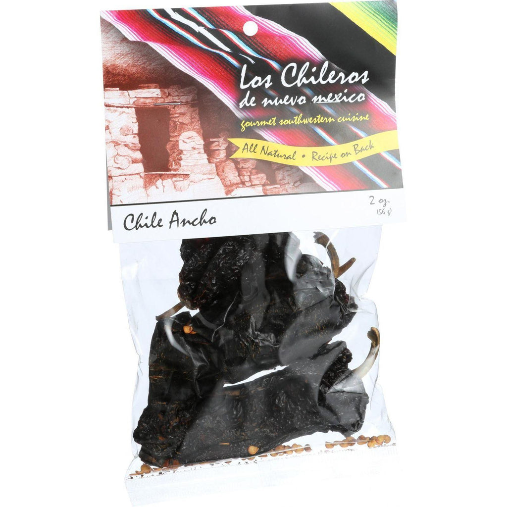 Los Chileros Chile Ancho - Pods - 2 Oz - Case Of 8