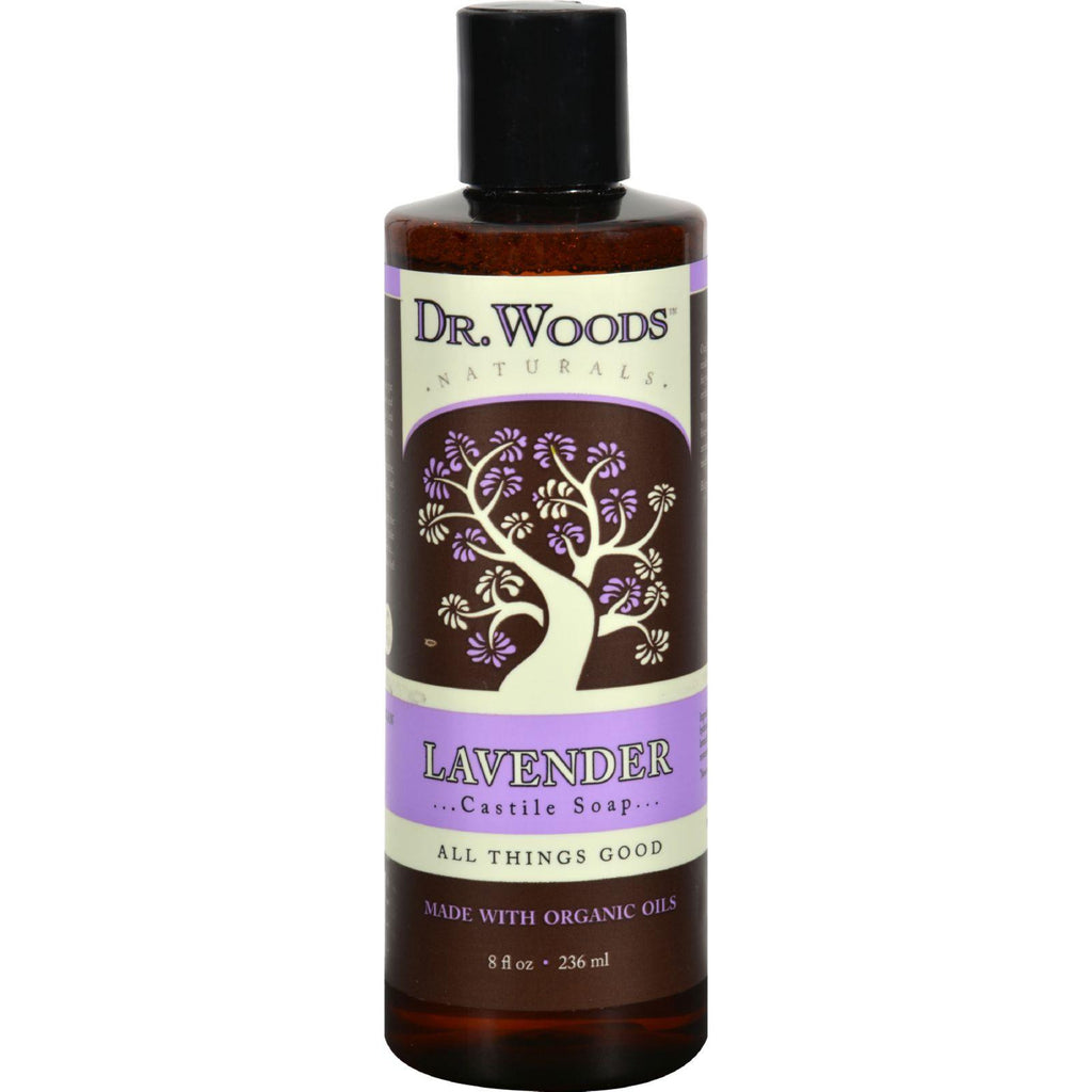 Dr. Woods Naturals Castile Liquid Soap - Lavender - 8 Fl Oz