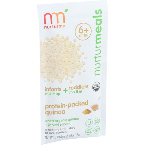 Nurturme Organic Dried Infant And Toddler Food - Protein Packed Quinoa - .46 Oz - Case Of 8