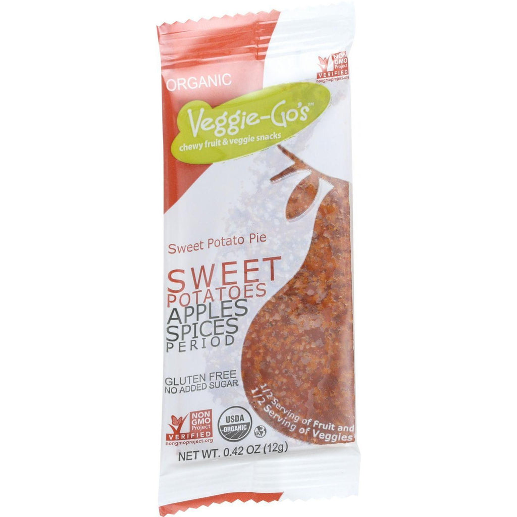 Veggie Gos Organic Snack - Sweet Potato Pie - .42 Oz Bars - Case Of 20