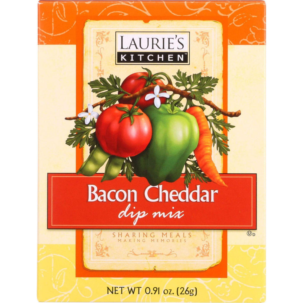 Lauries Kitchen Dip Mix - Bacon Cheddar - .91 Oz - Case Of 12