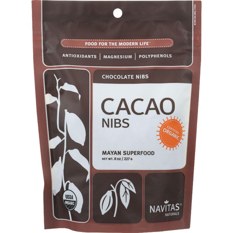 Navitas Naturals Cacao Nibs - Organic - Raw - 8 Oz - Case Of 12