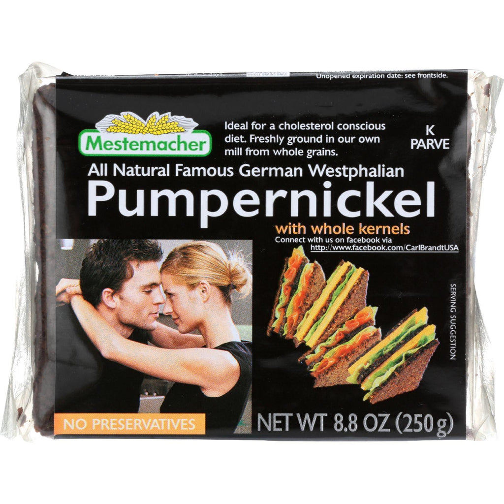 Mestemacher Bread Bread - Westphalian Classic - Pumpernickel - 8.8 Oz - Case Of 11