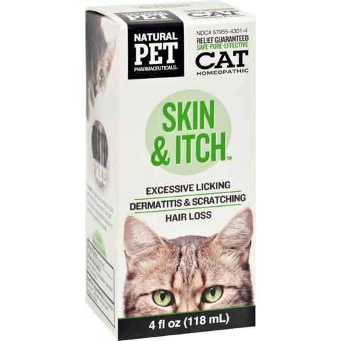 King Bio Homeopathic Natural Pet Cat - Skin And Itch - 4 Oz