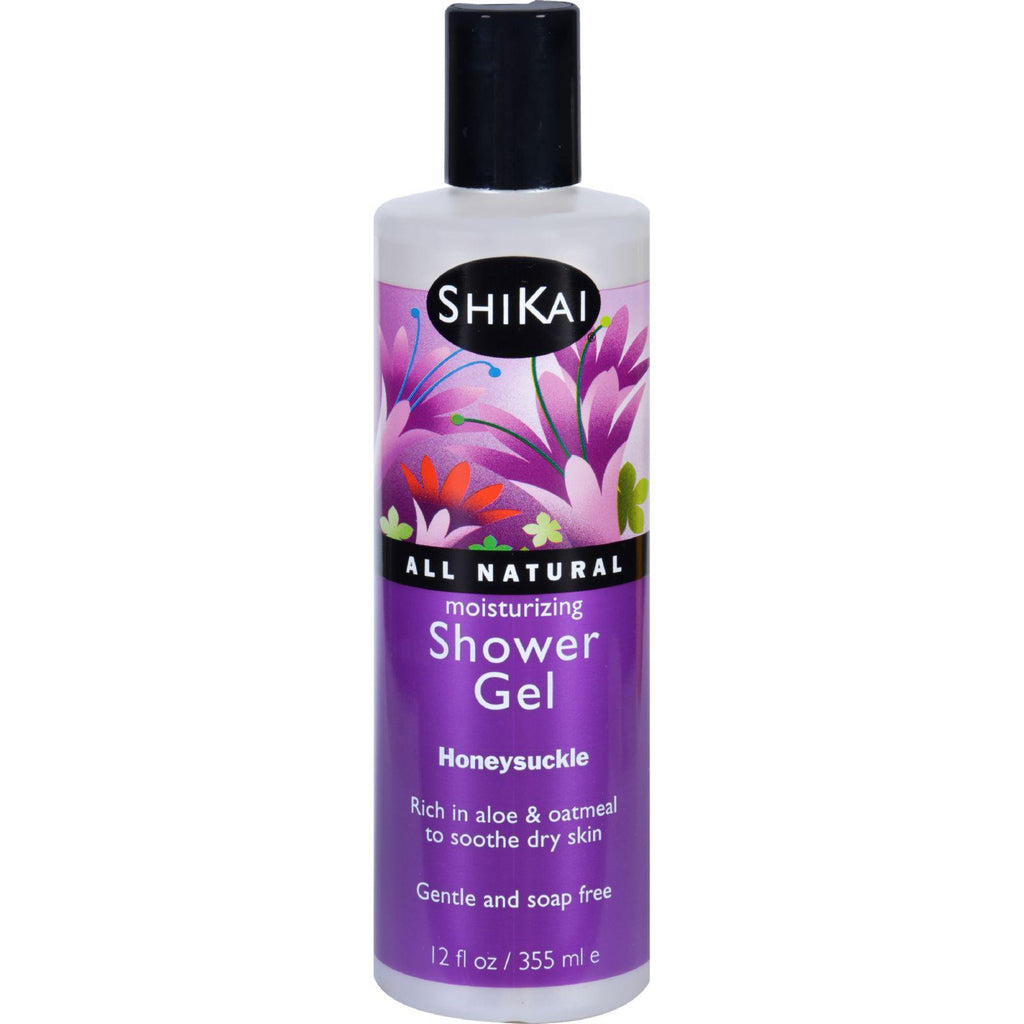 Shikai Products Shower Gel - Honeysuckle - 12 Fl Oz