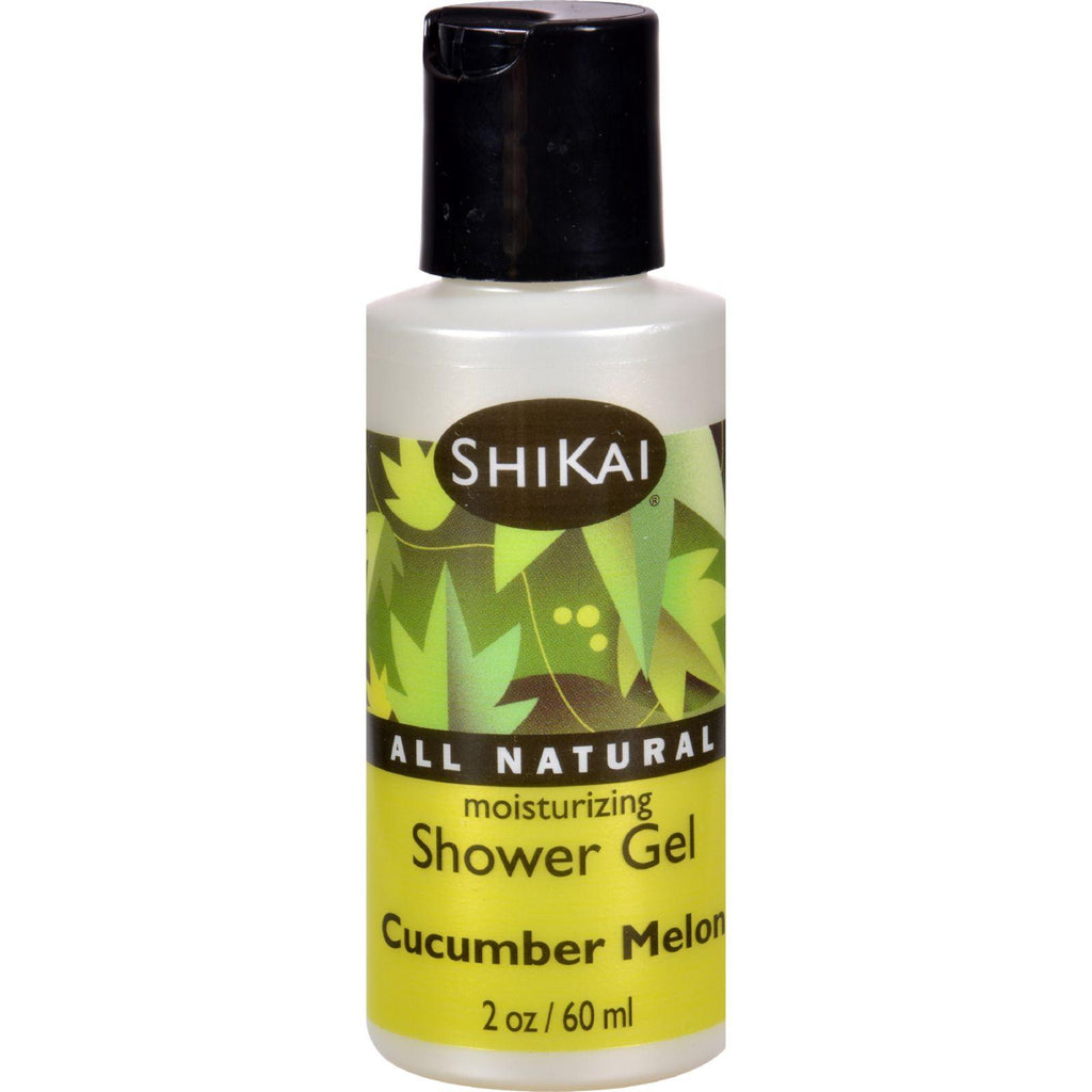 Shikai Products Shower Gel - Cucumber Melon Trial Size - 2 Oz - Case Of 12