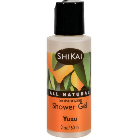 Shikai Products Shower Gel - Yuzu Fruit Trial Size - 2 Oz - Case Of 12