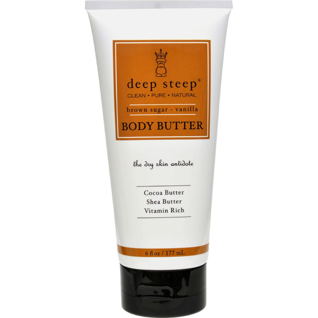 Deep Steep Body Butter - Brown Sugar Vanilla - 6 Oz