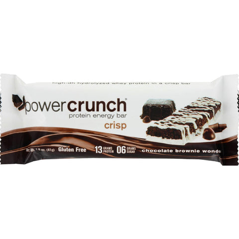 Power Crunch Protein Bars - Chocolate Brownie Wonder - 40 Grm - Case Of 12