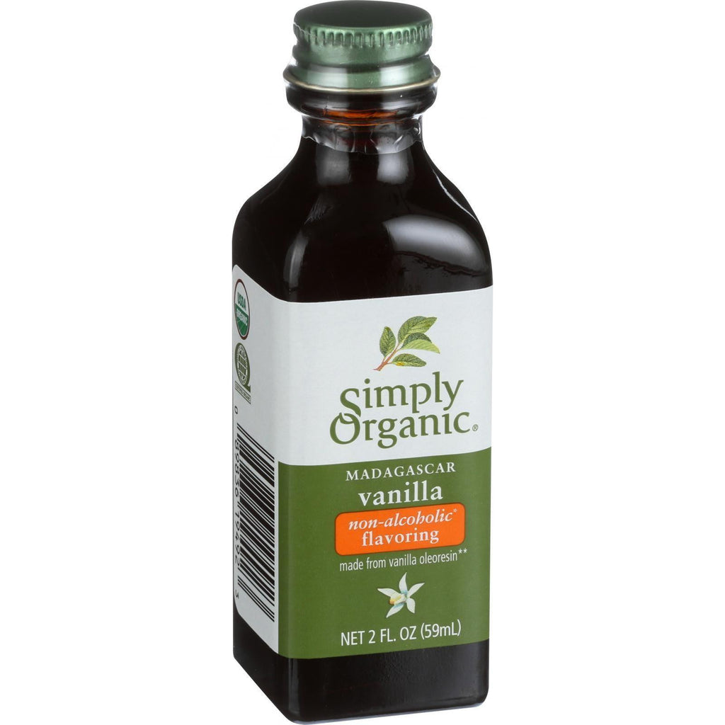 Simply Organic Vanilla Flavoring - Organic - 2 Oz - Case Of 6