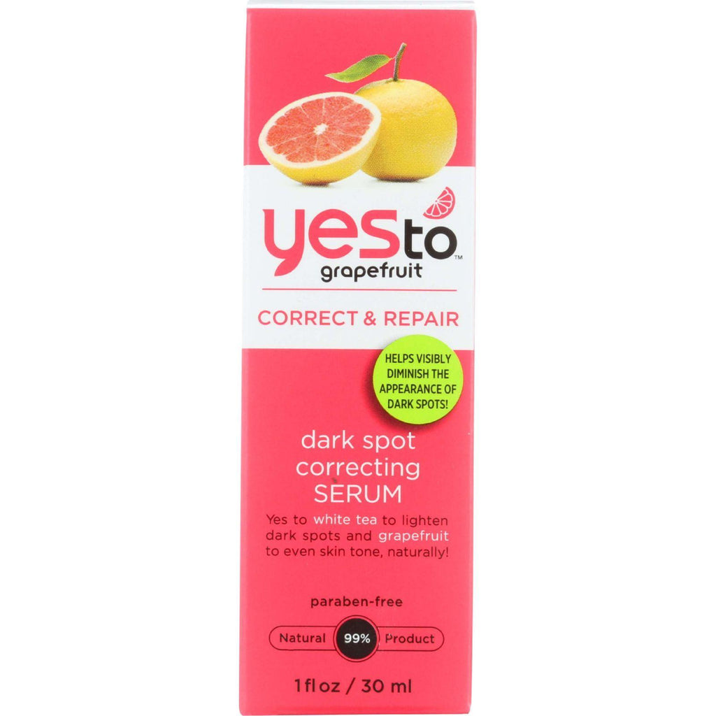 Yes To Facial Serum - Grapefruit - Correct And Repair - Dark Spot Correcting - 1 Oz - 1 Each