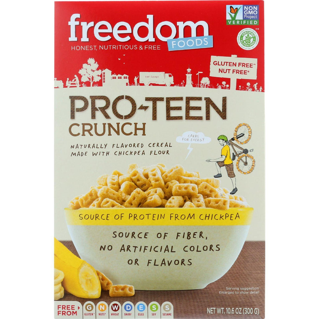 Freedom Foods Cereal - Pro-teen Crunch - Gluten Free - 10.6 Oz - Case Of 5