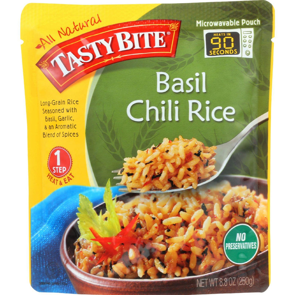 Tasty Bite Rice - Basil Chili - 8.8 Oz - Case Of 6