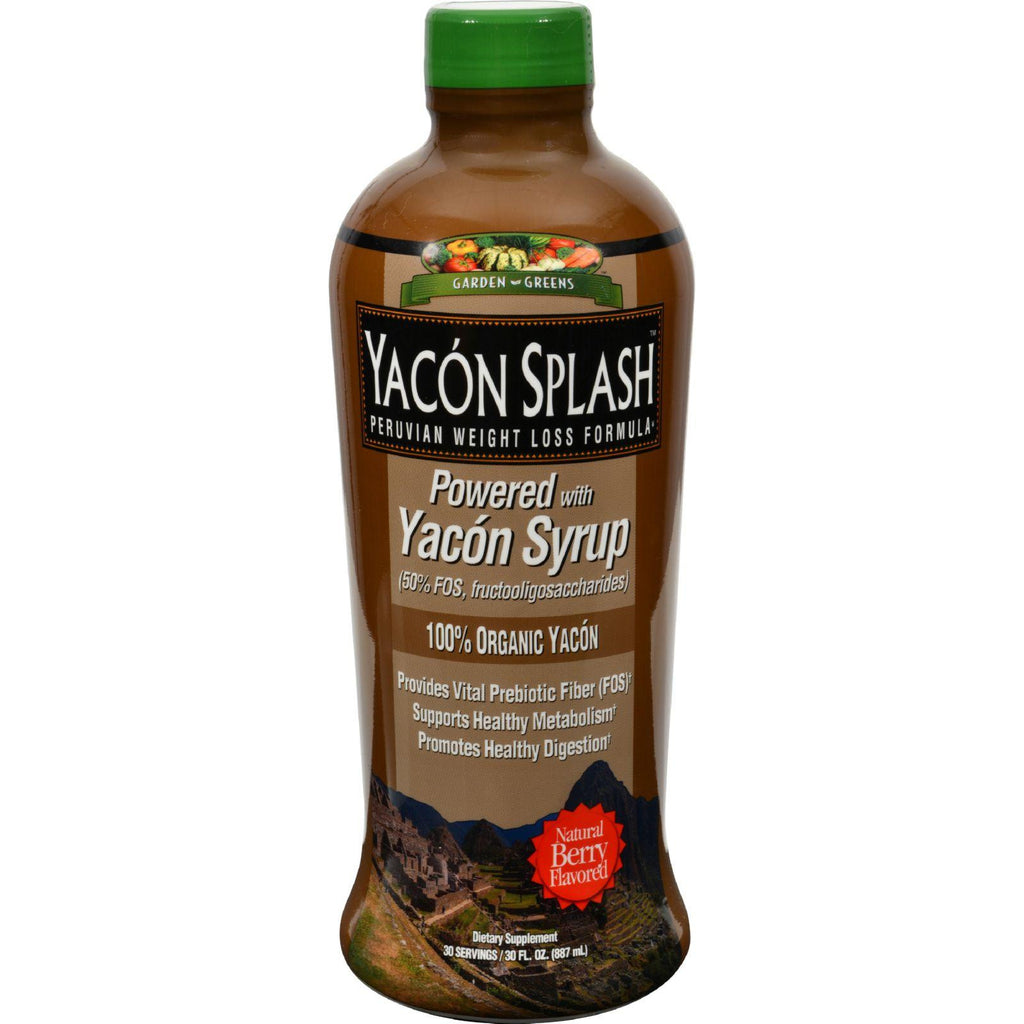 Garden Greens Yacon Splash Weight Loss - 30 Oz