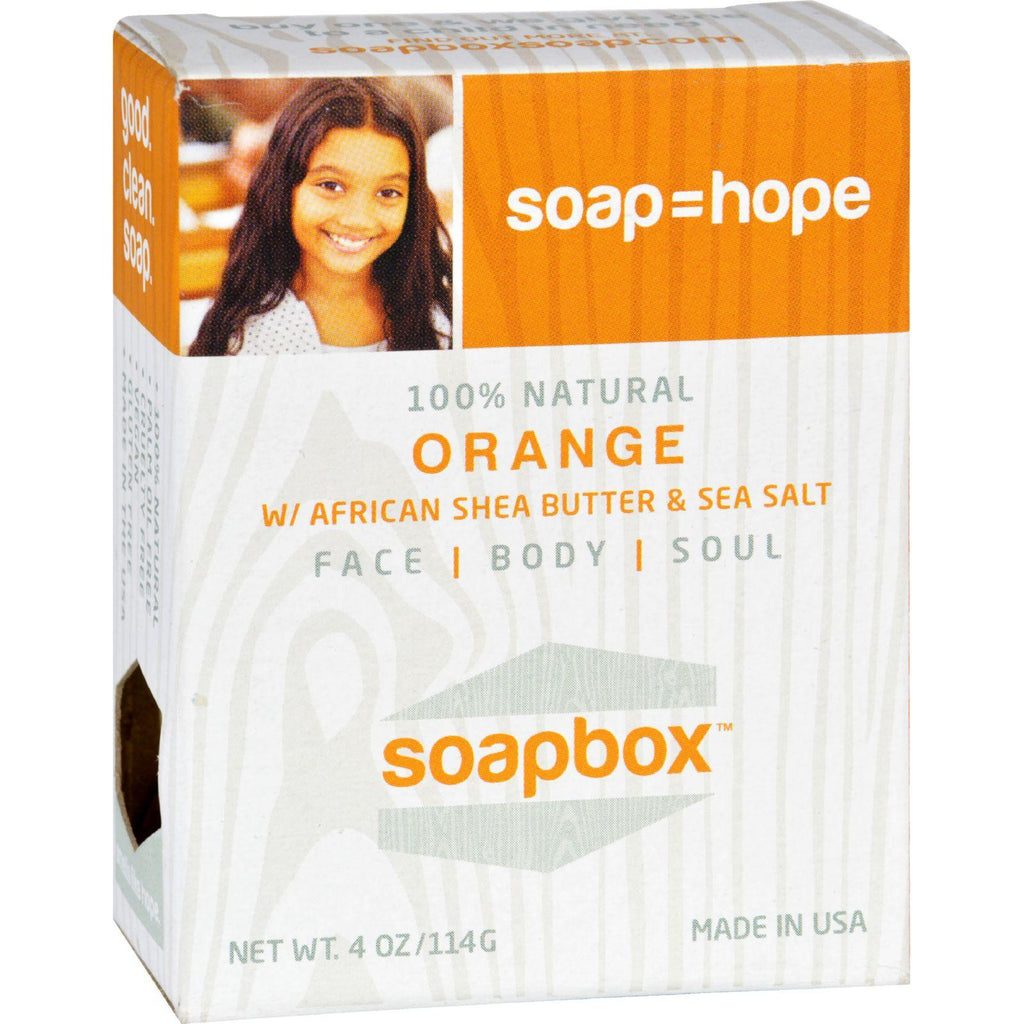 Soapbox Soaps Bar Soap - Uplift - Orange - 4 Oz