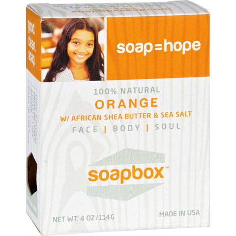 Soapbox Soaps Bar Soap - Uplift - Orange - 4 Oz