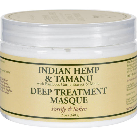 Nubian Heritage Hair Masque - Indian Hemp Tamanu - 12 Oz