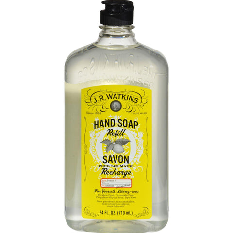 J.r. Watkins Liquid Hand Soap - Refill - Lemon - 24 Fl Oz