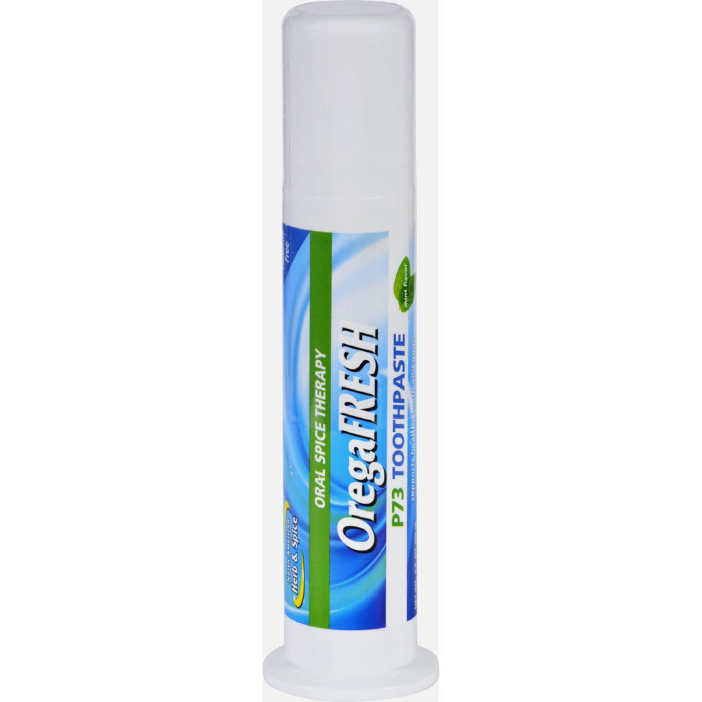 North American Hemp Company Toothpaste - Oregafresh - P73 - 3.4 Oz