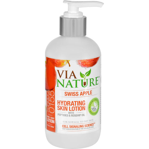 Via Nature Lotion - Hydrating - Swiss Apple - 8 Fl Oz