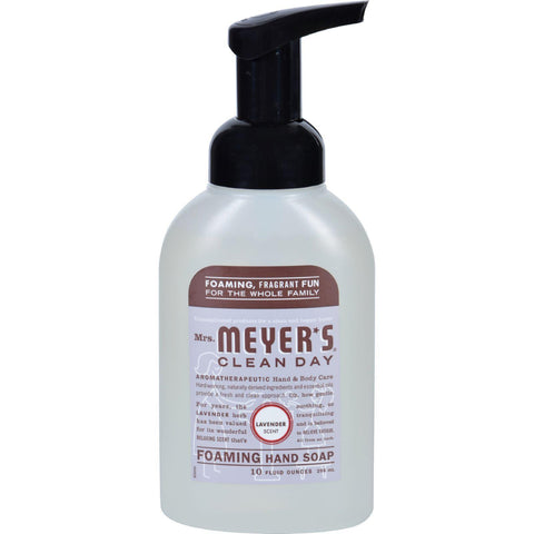 Mrs. Meyer's Foaming Hand Soap - Lavender - Case Of 6 - 10 Fl Oz