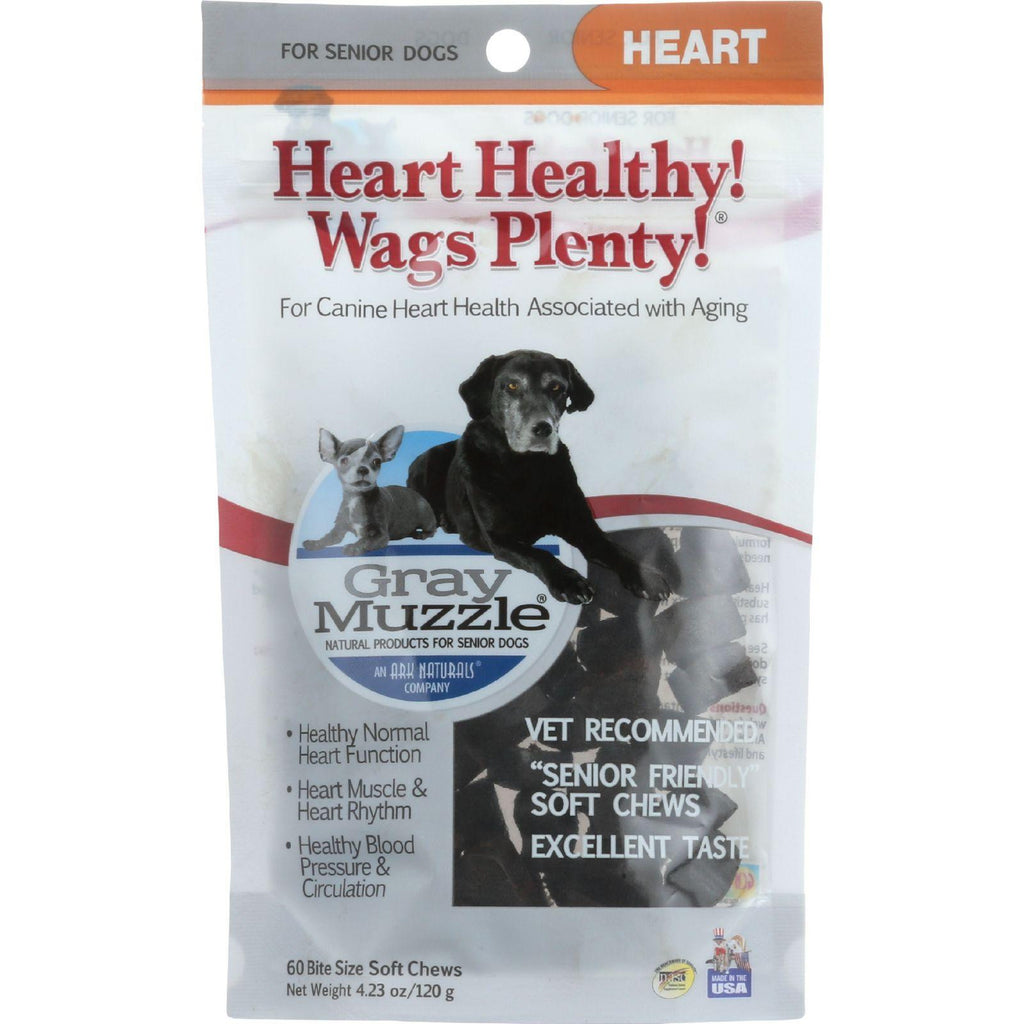 Ark Naturals Heart Healthy Wags Plenty - Gray Muzzle - 60 Count - 1 Each