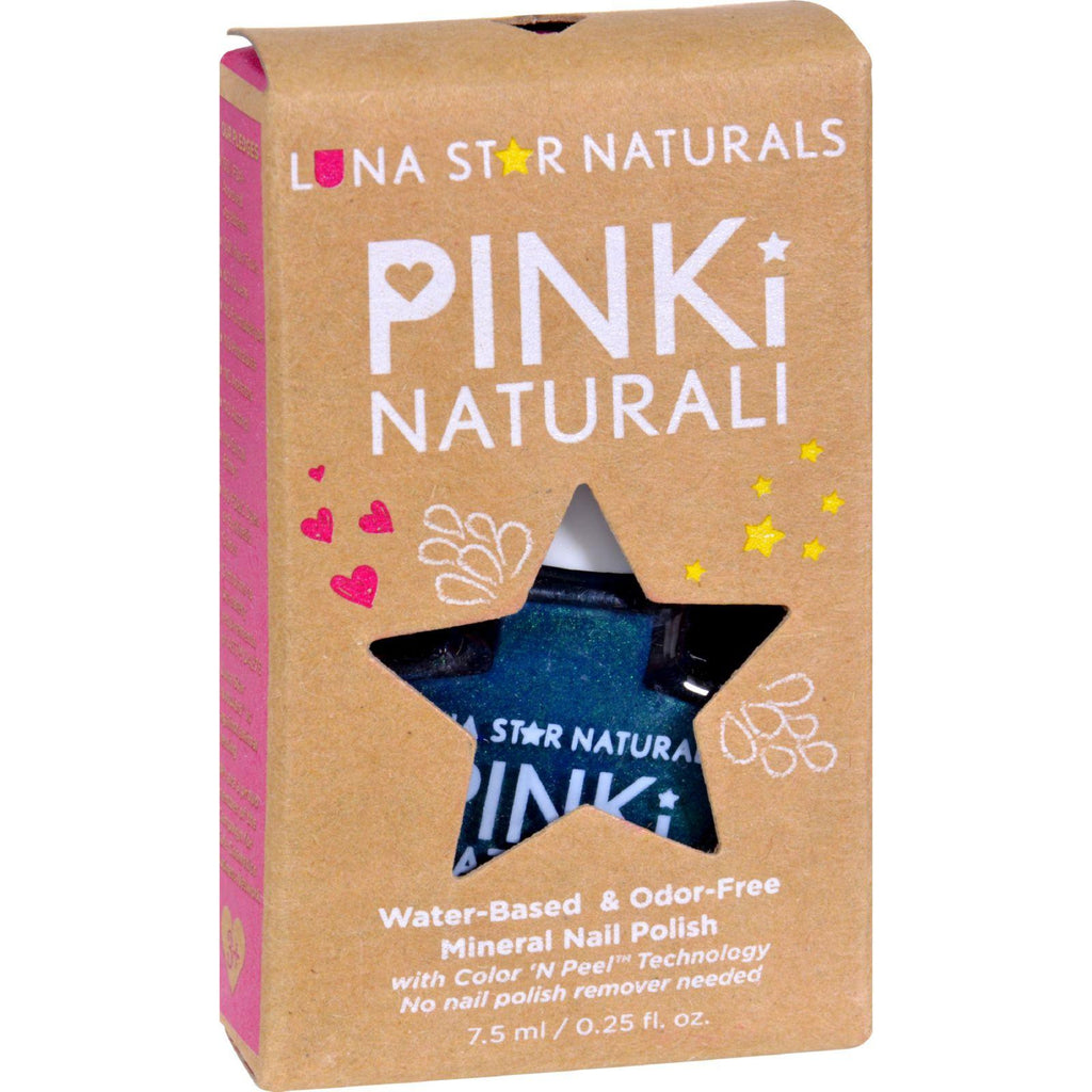 Lunastar Pinki Naturali Nail Polish - Salem (metallic Blue) - .25 Fl Oz