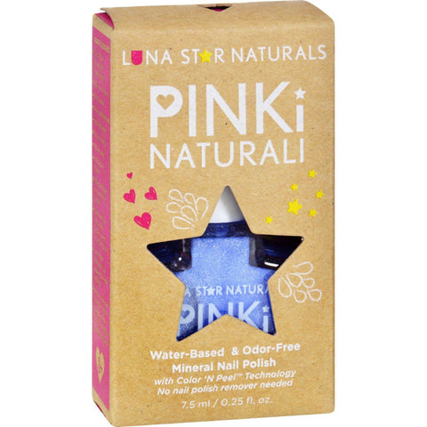 Lunastar Pinki Naturali Nail Polish - Little Rock (powder Blue) - .25 Fl Oz