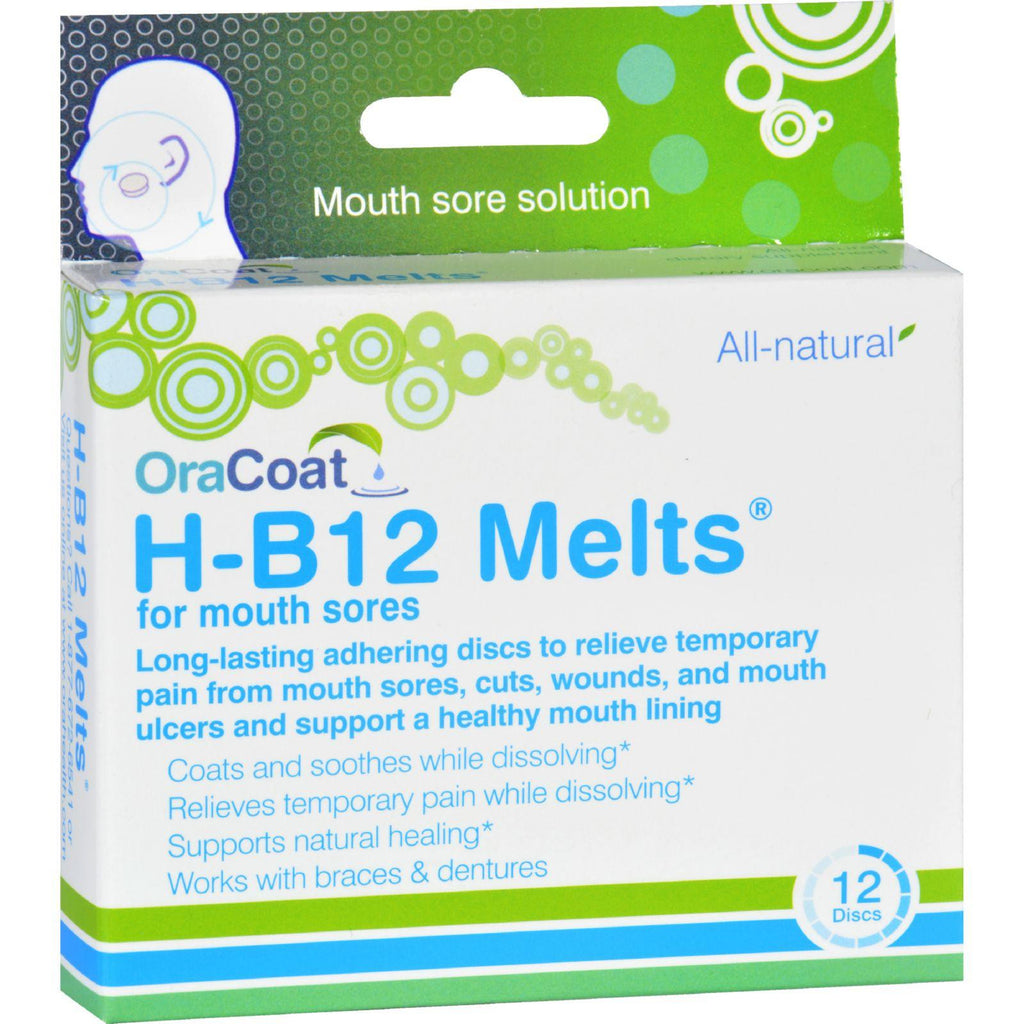 Oracoat H B12 Melts - Mouth Sores - 12 Count