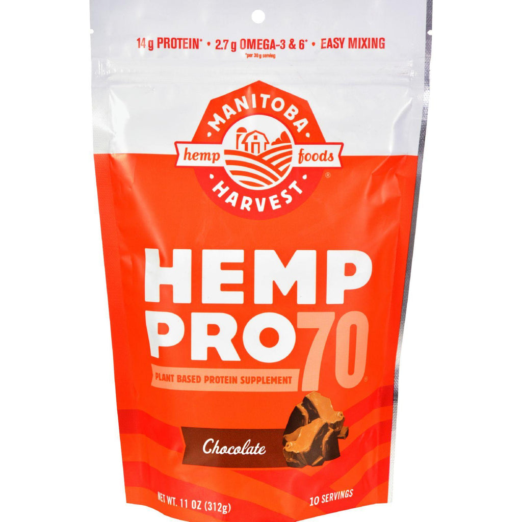 Manitoba Harvest Hemp Pro 70 - Chocolate - 11 Oz