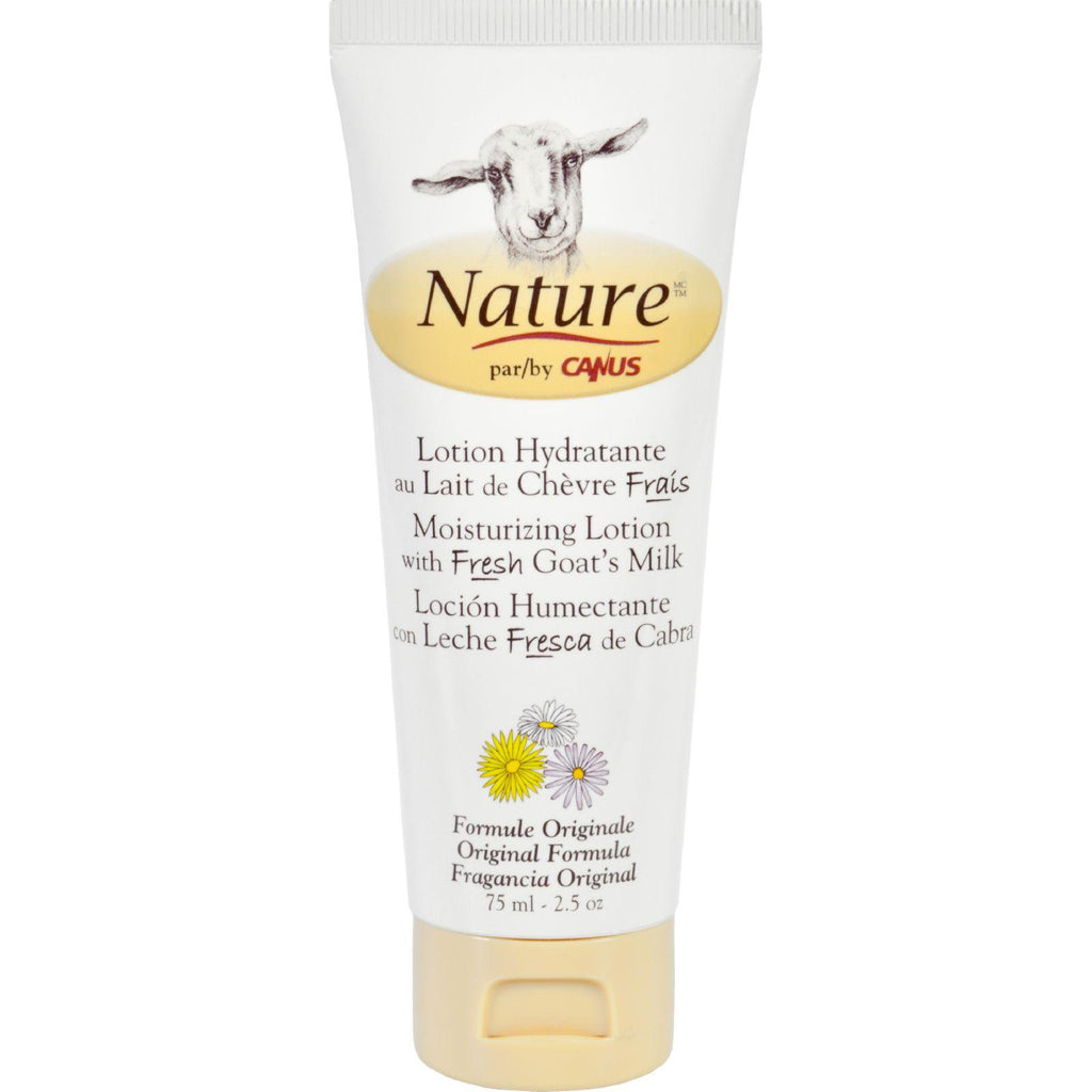 Nature By Canus Lotion - Goats Milk - Nature - Original Formula - 2.5 Oz