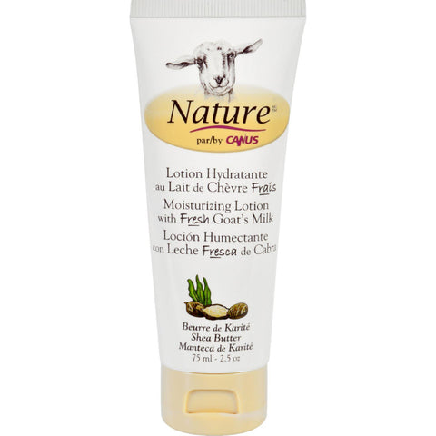 Nature By Canus Lotion - Goats Milk - Nature - Shea Butter - 2.5 Oz