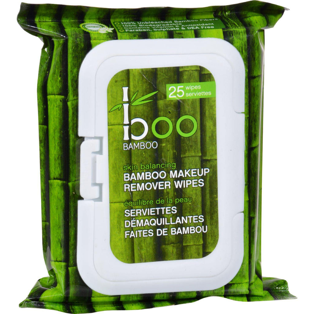 Boo Bamboo Makeup Remover Wipes - 25 Count