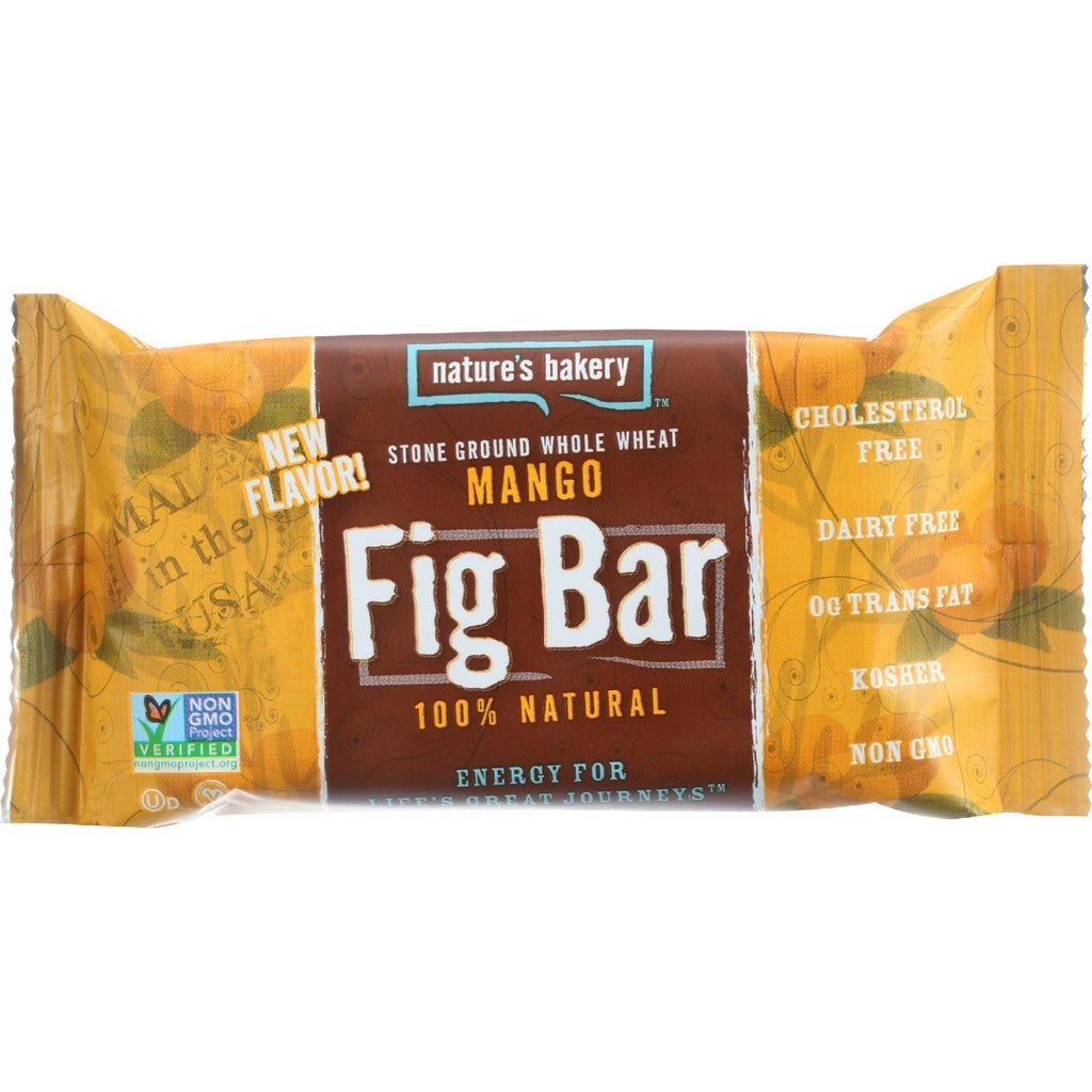 Natures Bakery Fig Bar -stone Ground Whole Wheat - Mango - 2 Oz - Case Of 12