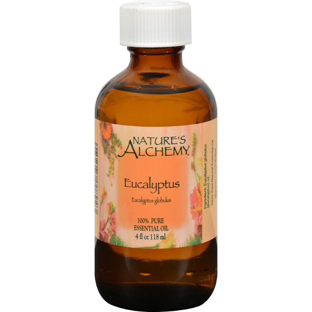 Nature's Alchemy Essential Oil - 100 Percent Pure - Eucalyptus - 4 Fl Oz