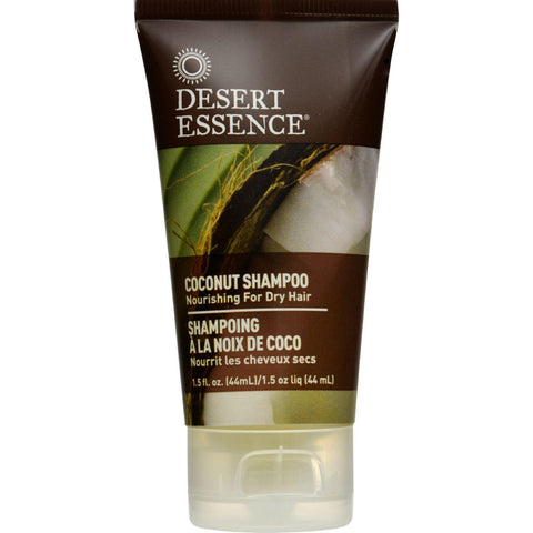 Desert Essence Shampoo - Nourishing - Coconut - Trvl - 1.5 Fl Oz - 1 Case