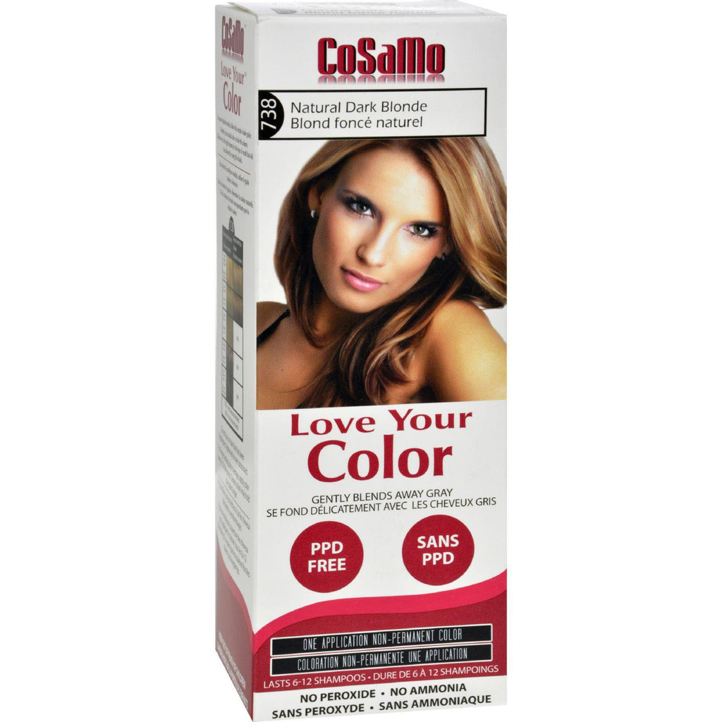 Love Your Color Hair Color - Cosamo - Non Permanent - Nat Dark Blond - 1 Ct