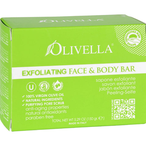 Olivella Bar Soap - Face And Body - Exfoliating - 5.29 Oz